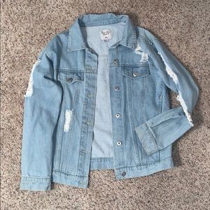 Ripped Jean Jacket